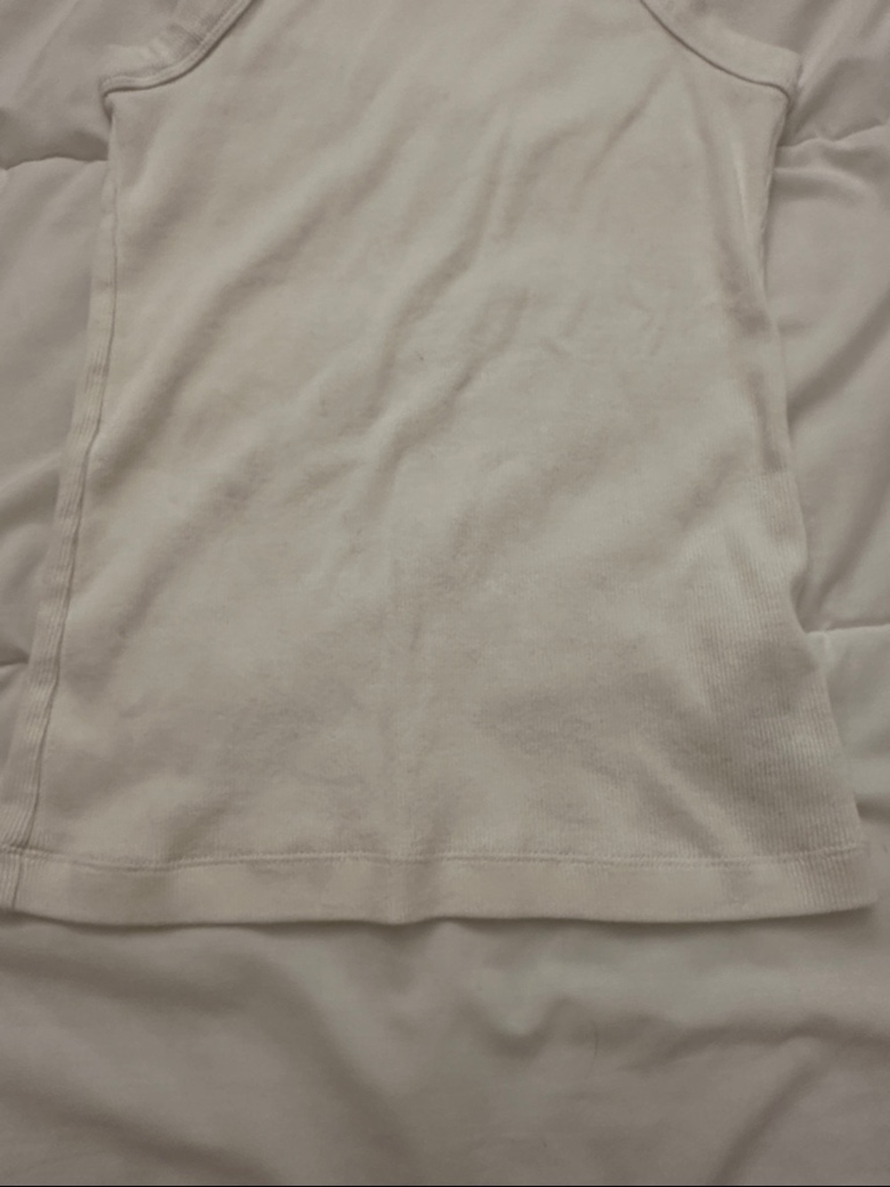Babaton White Ribbed Tank - Picture 4 of 7